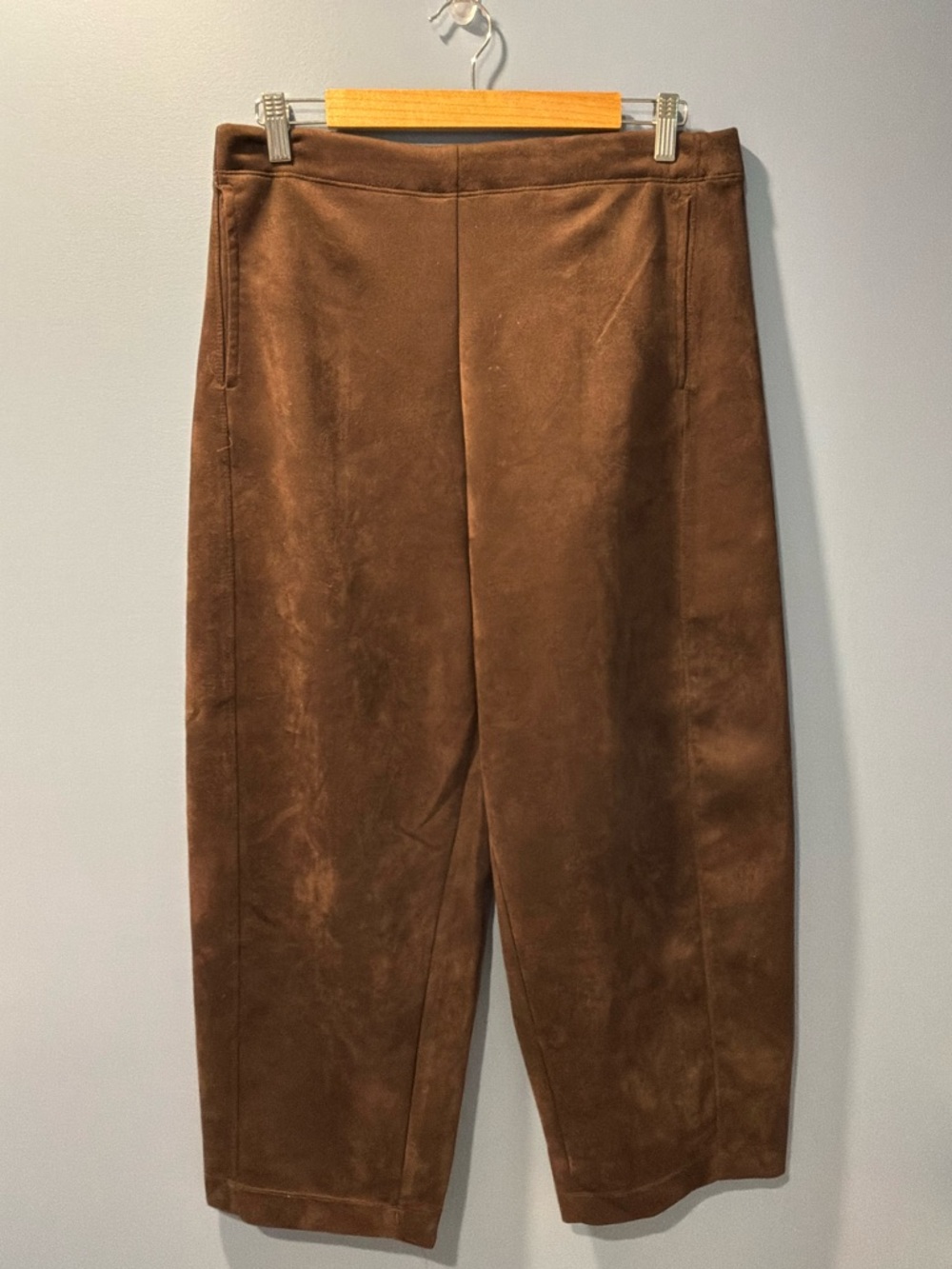 Max Studio Chocolate Brown Barrel Pants